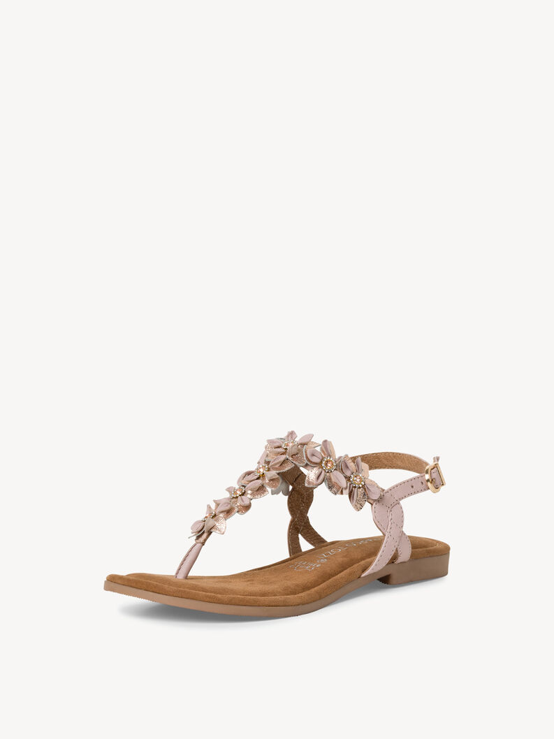 Leather Sandal - rose, POWDER COMB, hi-res