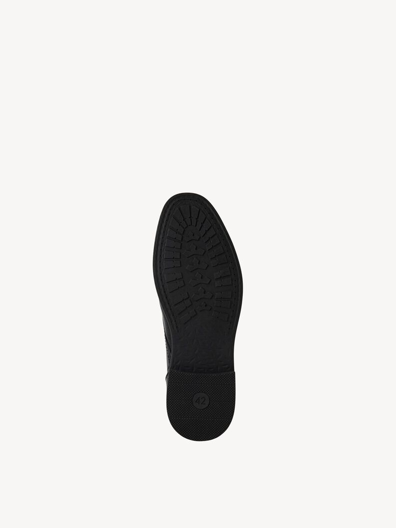 Lederhalbschuh - schwarz, BLACK, hi-res