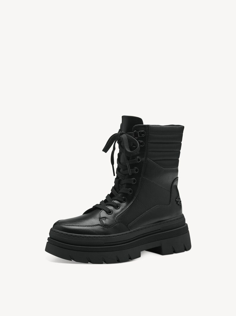 Bootie - black warm lining, BLACK, hi-res