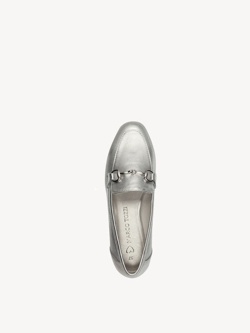 Slipper - metallic, SILVER, hi-res