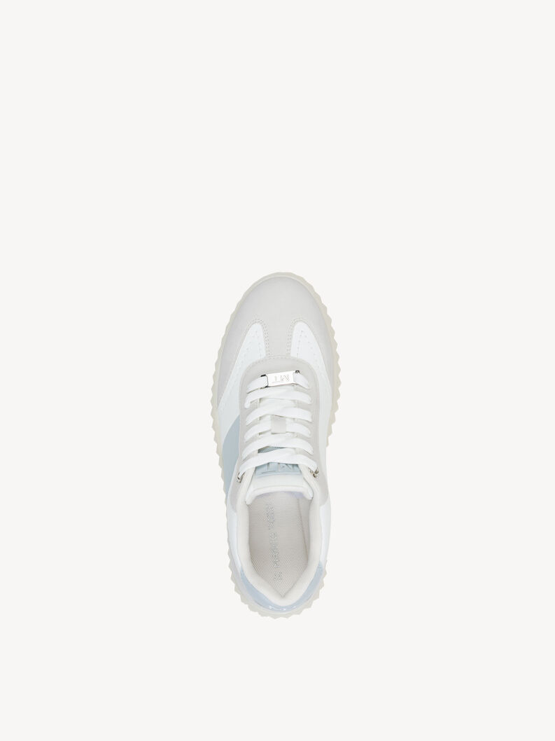 Sneaker - wei&szlig;, WHITE/BLUE, hi-res