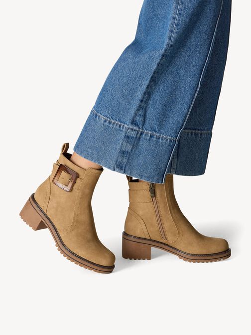 Stiefelette - beige, BEIGE, hi-res