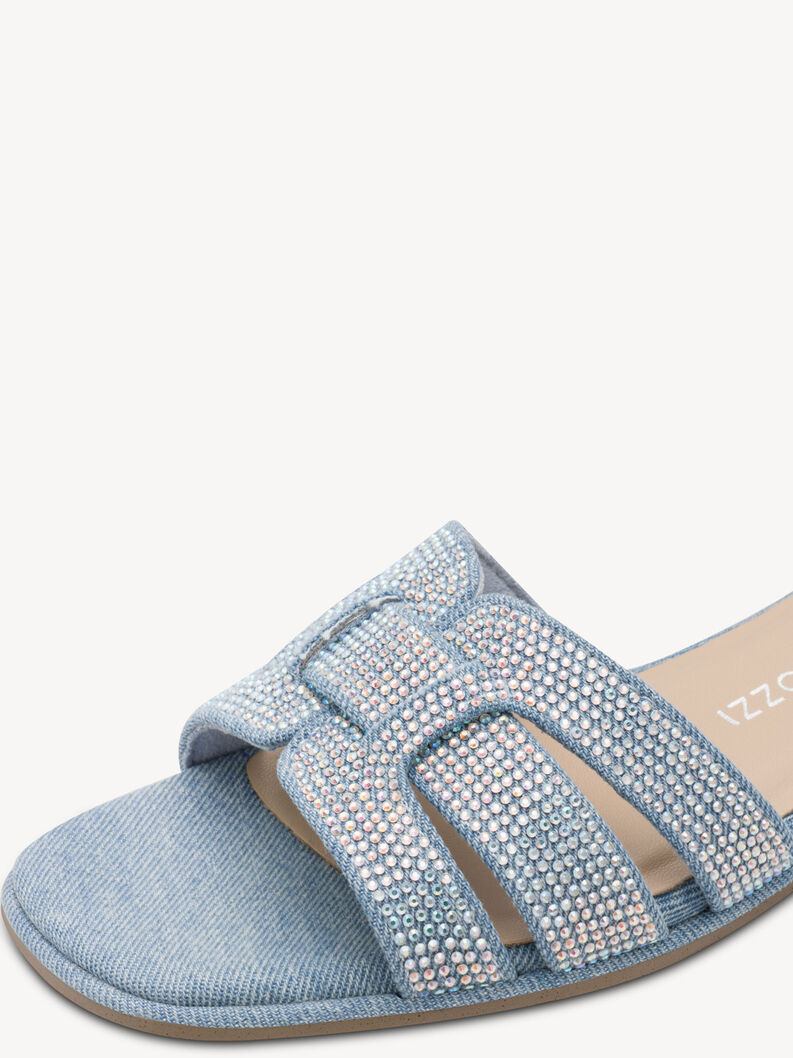 Pantolette - blau, LT.BLUE JEANS, hi-res