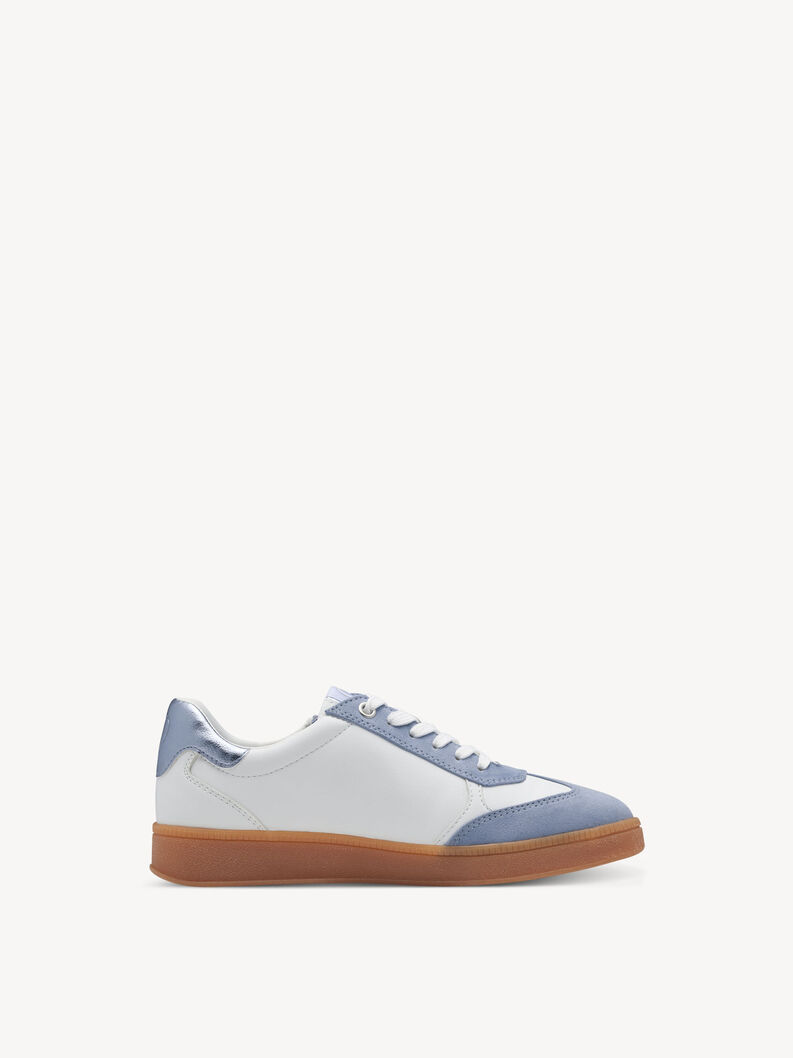 Sneaker - wei&szlig;, WHITE/LT.BLUE, hi-res