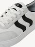 Ledersneaker - wei&szlig;, WHITE/BLACK, hi-res