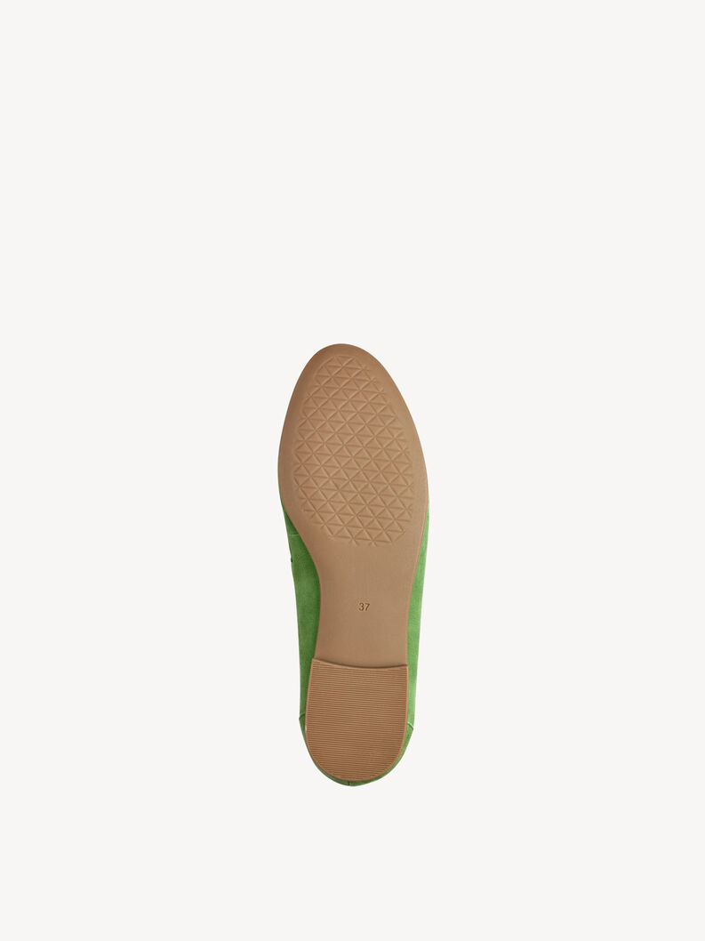 Lederslipper - grün, APPLE, hi-res