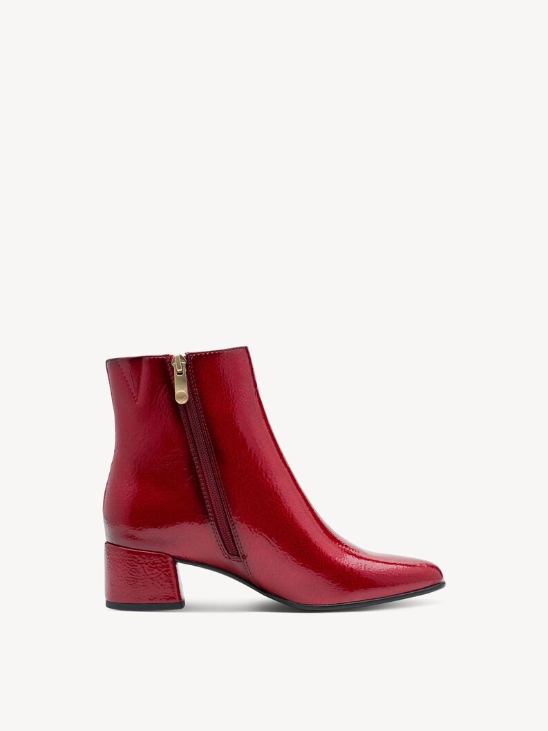 Stiefelette - rot, DK.RED PAT., hi-res