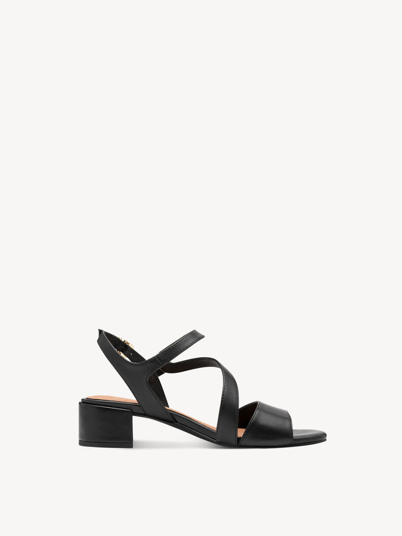 Sandály - černá, BLACK, hi-res