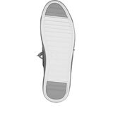 Ledersneaker - weiß, WHITE/SILVER, hi-res