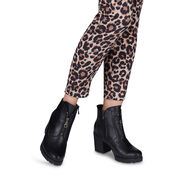 Lederstiefelette - schwarz, BLACK ANTIC, hi-res