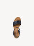 Ledersandale - blau, NAVY, hi-res