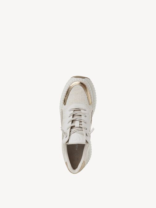 Sneaker - gold, WHITE/GOLD, hi-res