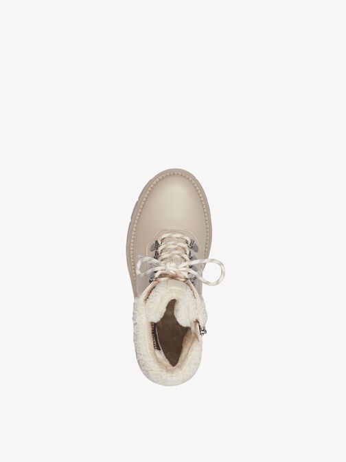 Stiefelette - beige Warmfutter, CREAM, hi-res