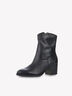 Lederstiefelette - schwarz, BLACK, hi-res