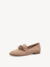 Lederslipper - beige, NUDE, hi-res