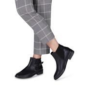 Leather Chelsea boot - black, BLACK UNI, hi-res