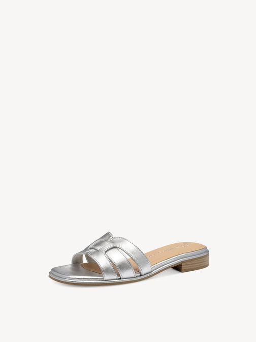 Pantolette - silber, SILVER, hi-res