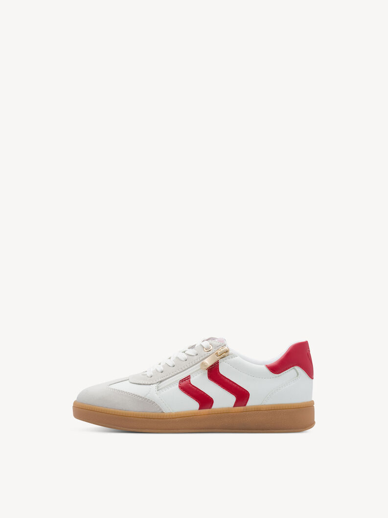 Sneaker - wei&szlig;, WHITE/RED, hi-res