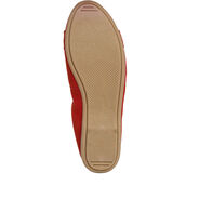 Ballerine en cuir - rouge, RED, hi-res