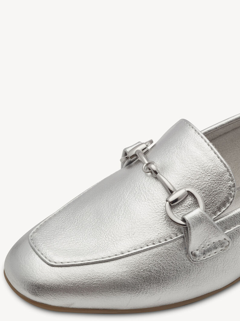 Slipper - metallic, SILVER, hi-res