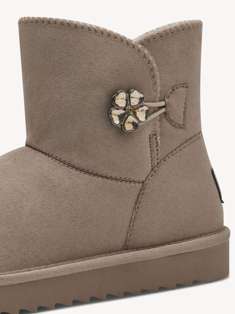 Stiefelette - beige Warmfutter, TAUPE, hi-res