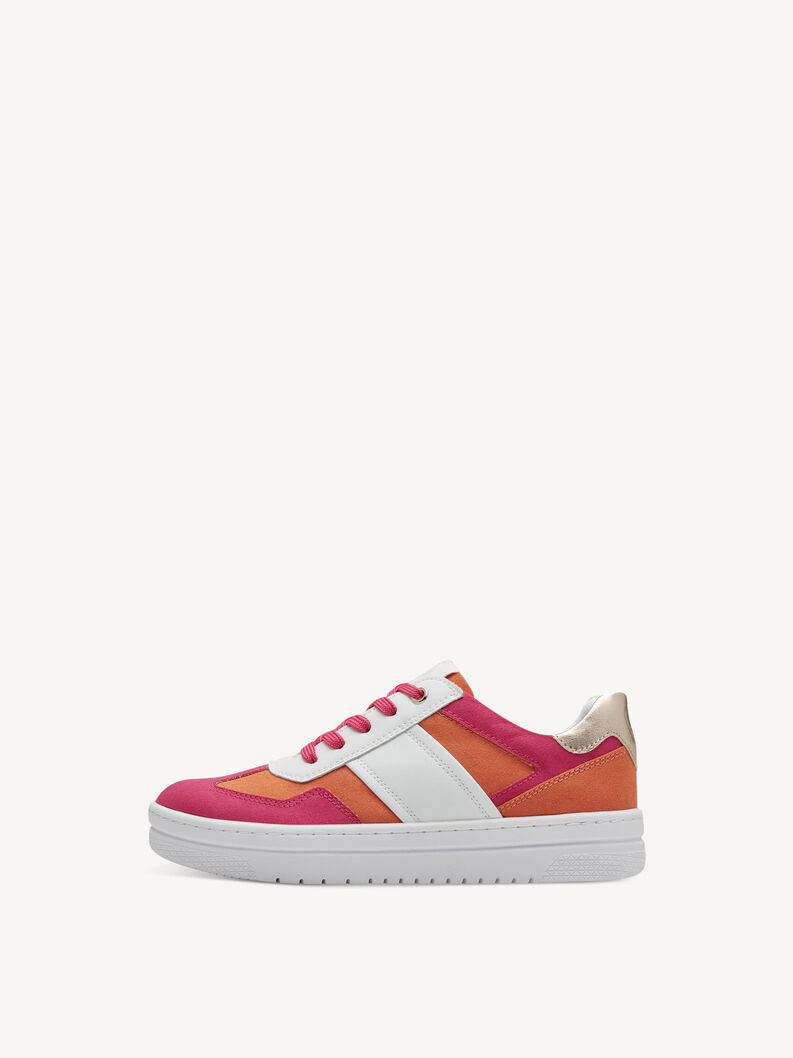 MARCO TOZZI Sneaker Leder Plateausneaker, Verschluss: Schnürung
