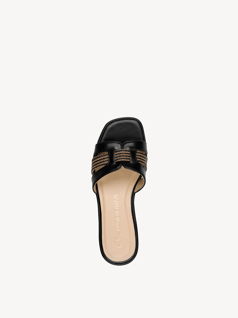 Pantolette - schwarz, BLACK COMB, hi-res