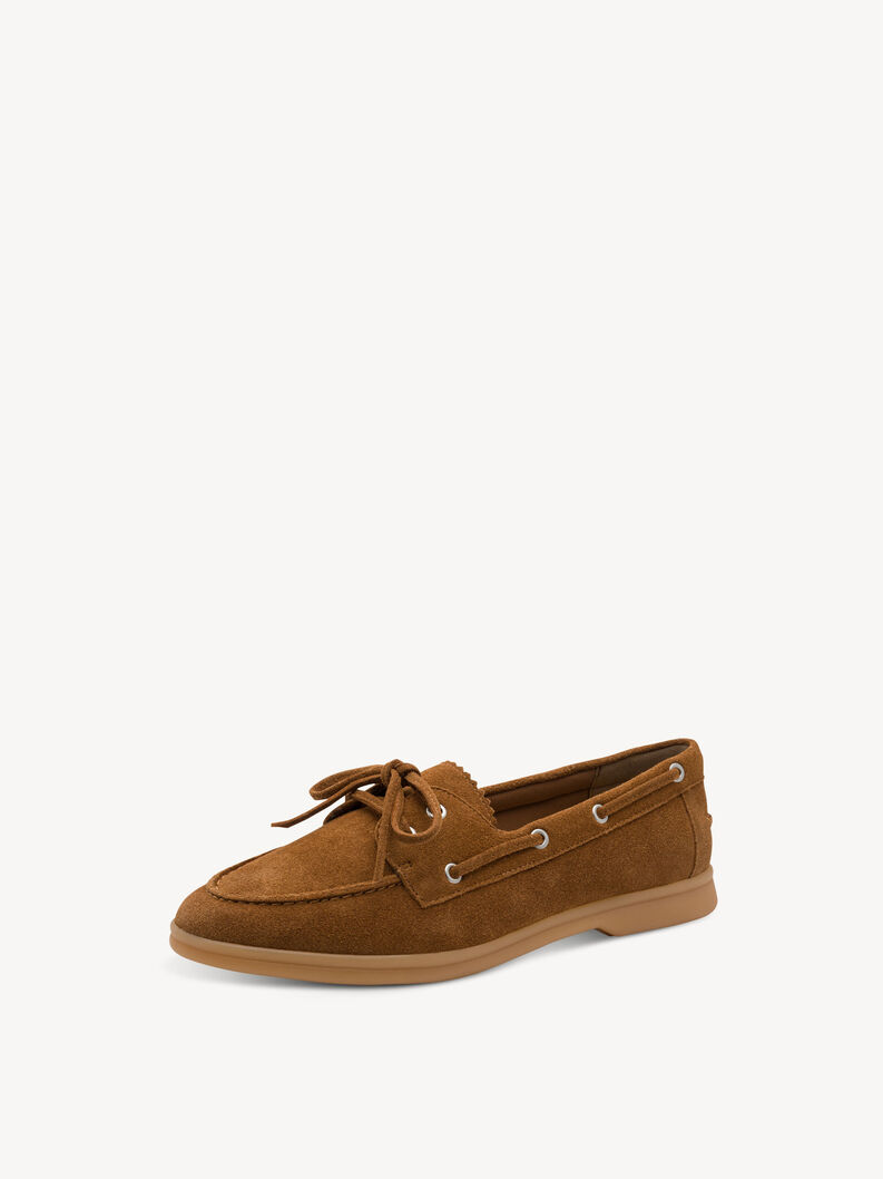 Lederslipper - braun, COGNAC, hi-res