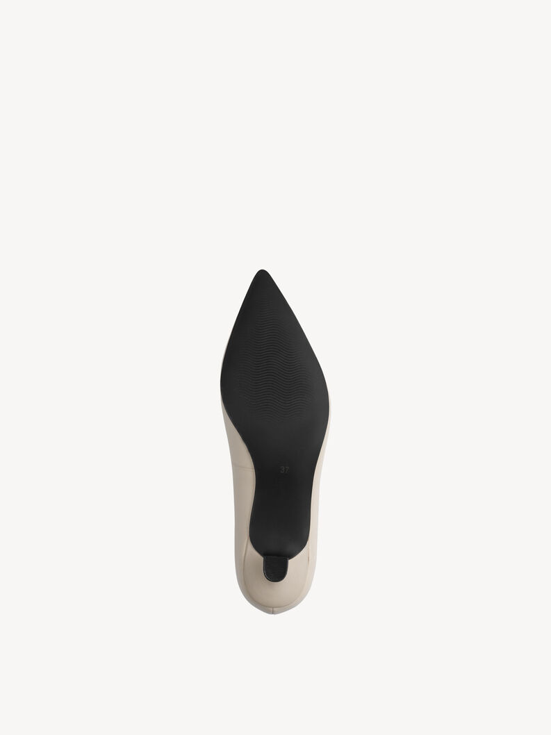 Lederpumps - beige, CREAM NAPPA, hi-res