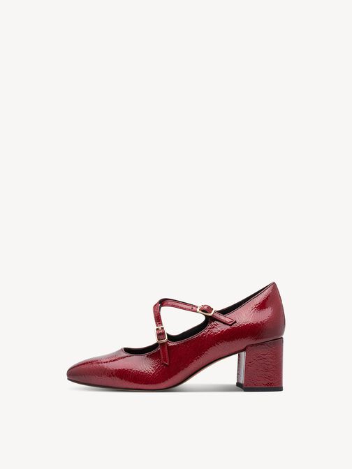 Pumps, DK.RED PAT., hi-res