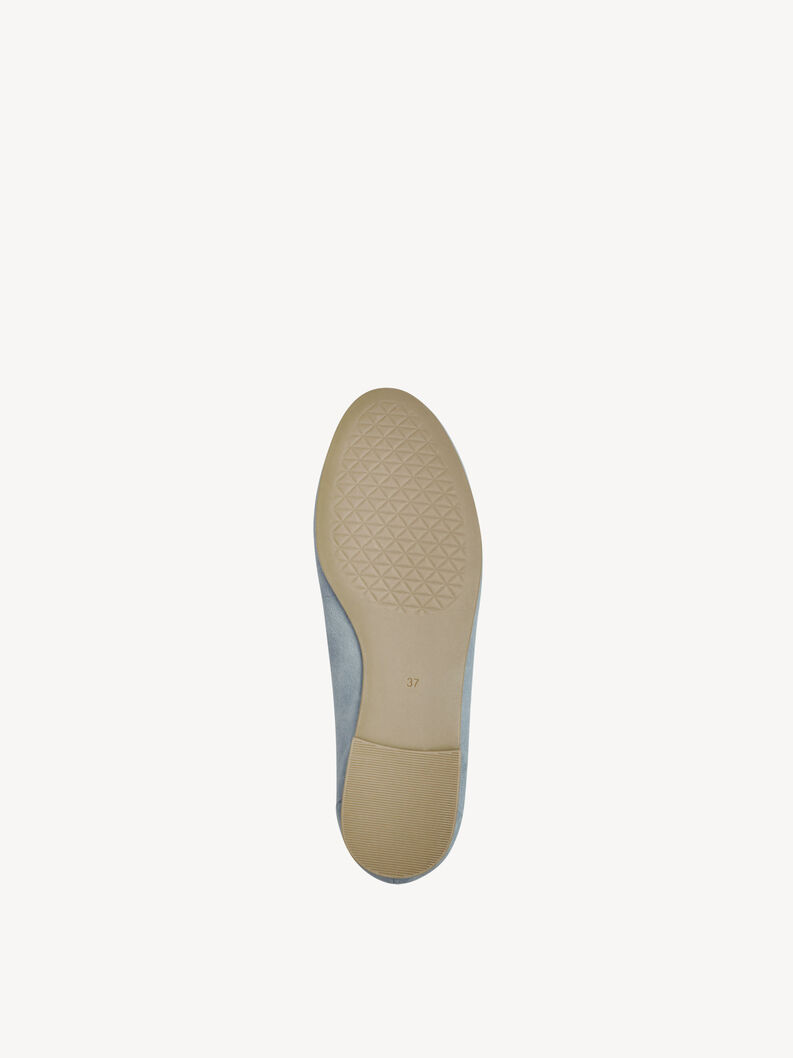 Lederslipper - blau, POLAR, hi-res