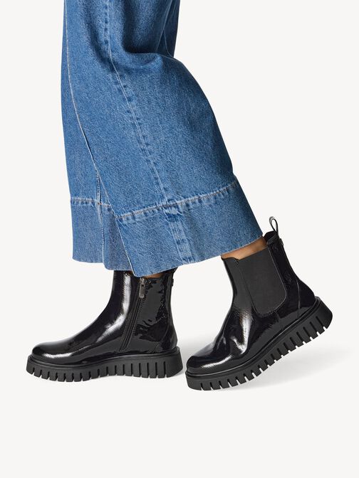 Chelsea Boot - schwarz, BLACK PATENT, hi-res