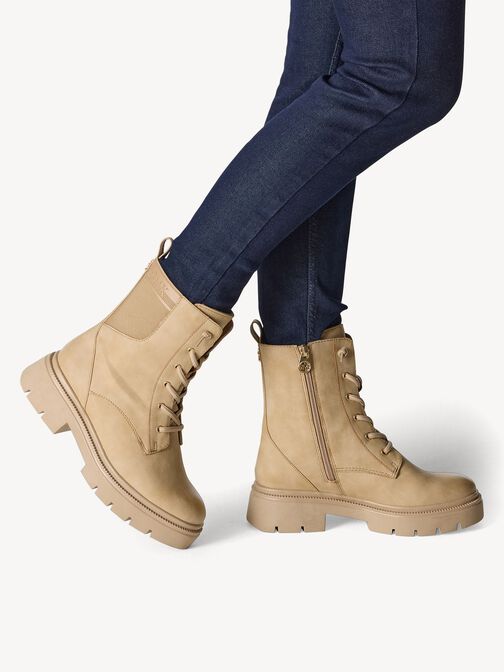 Stiefelette - beige, BEIGE, hi-res