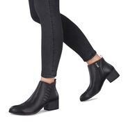 Bottine en cuir - noir, BLACK ANTIC, hi-res