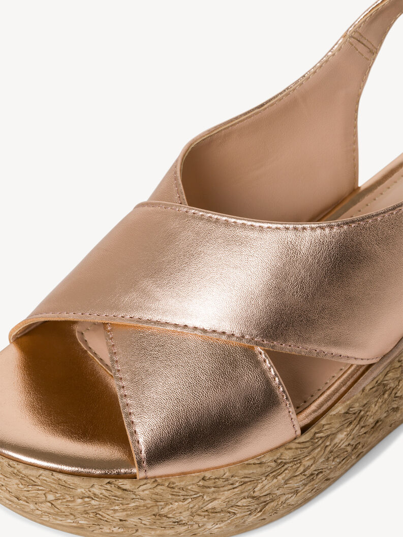 Ledersandale - rosa, ROSE METALLIC, hi-res