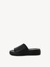 Lederpantolette - schwarz, BLACK, hi-res