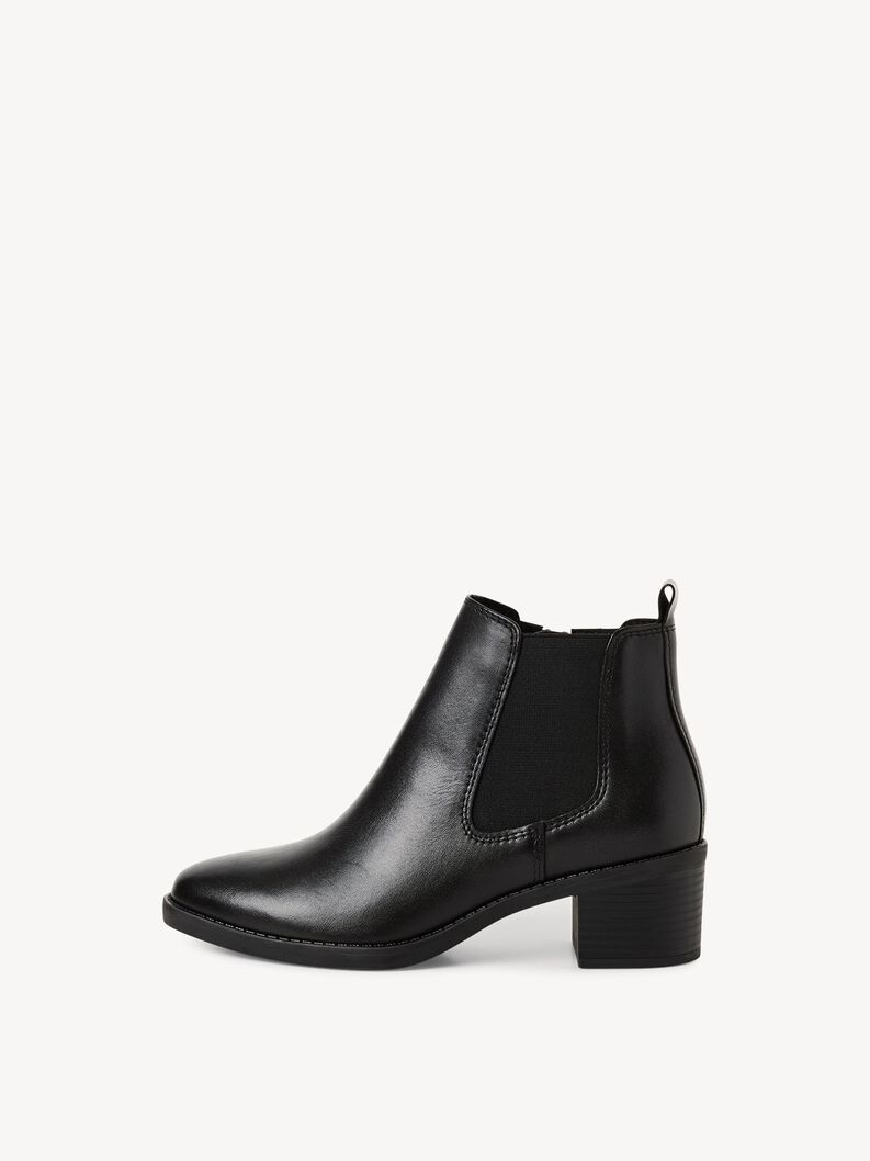Leder Chelsea Boot - schwarz, BLACK, hi-res