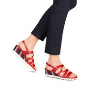 Heeled sandal - red, CHILI COMB, hi-res