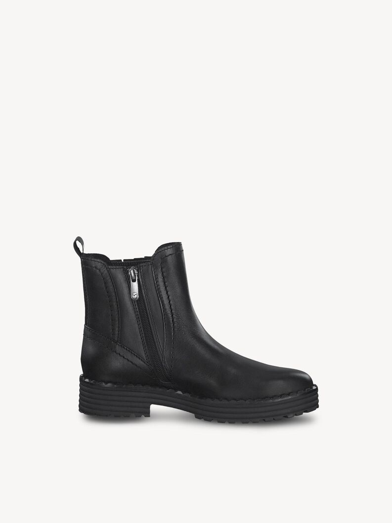 Leather Chelsea boot - black, BLACK, hi-res
