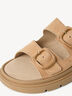 Lederpantolette - beige, DUNE SUEDE, hi-res