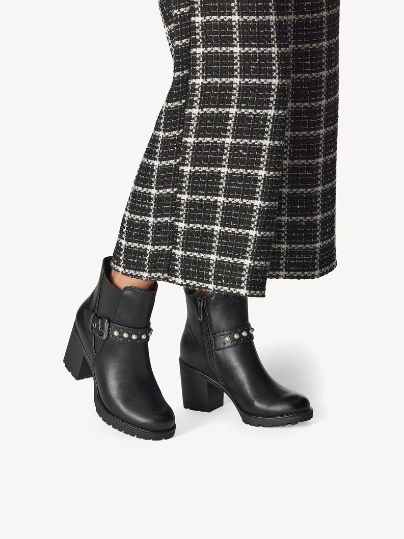 Stiefelette - schwarz, BLACK, hi-res