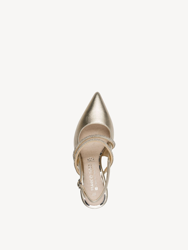 Pumps - metallic, GOLD, hi-res
