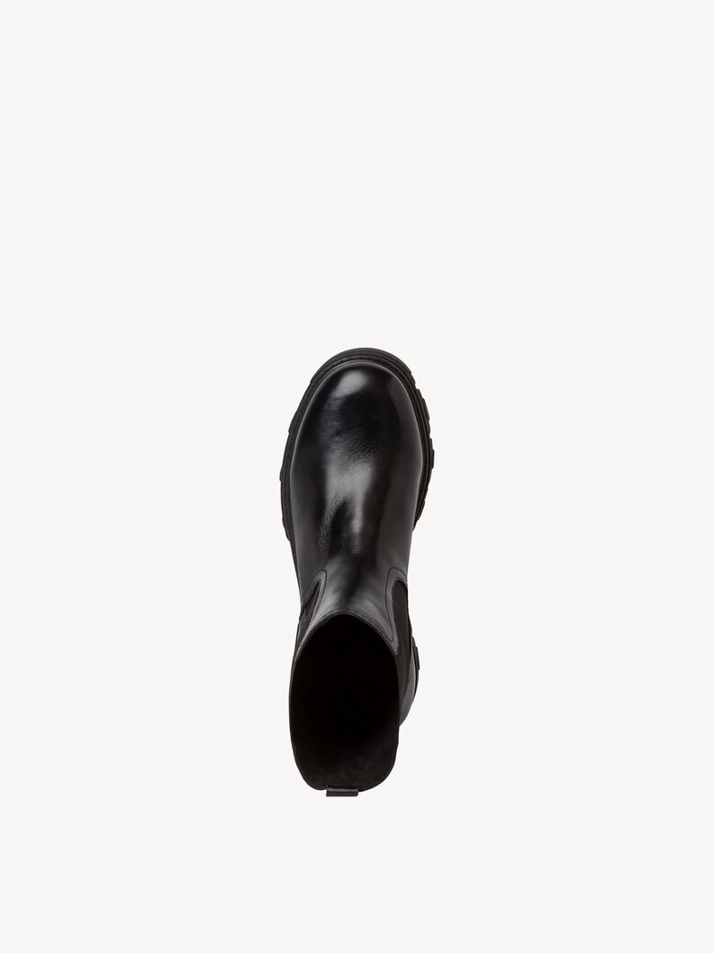 Leather Chelsea boot - black, BLACK, hi-res
