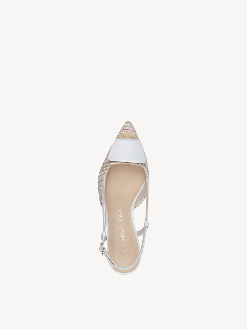 Slingpumps - weiß, WHITE MULTI, hi-res