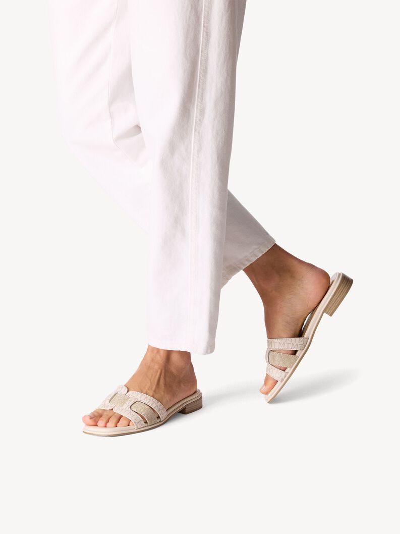 Pantolette - beige, CREAM COMB, hi-res