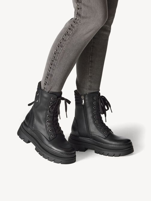 Stiefelette - schwarz Warmfutter, BLACK COMB, hi-res