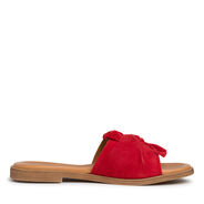 Lederpantolette - rot, RED, hi-res