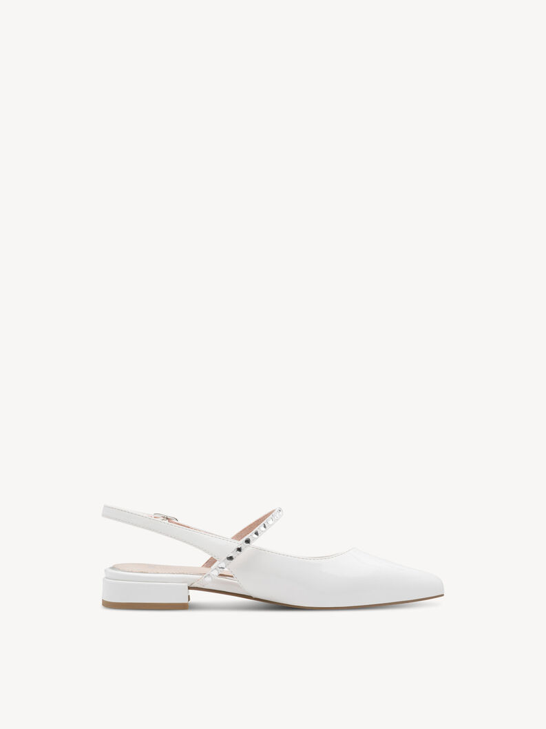 Ballerina - beige, IVORY PATENT, hi-res