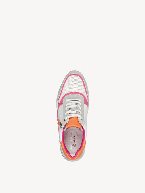 Sneaker - weiß, WHITE/ORANGE, hi-res