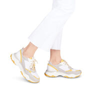Sneaker - grau, GREY/ SAFFRON, hi-res